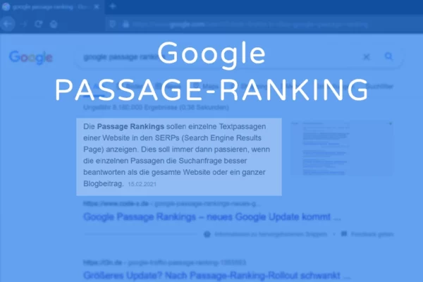 Google Passage Ranking