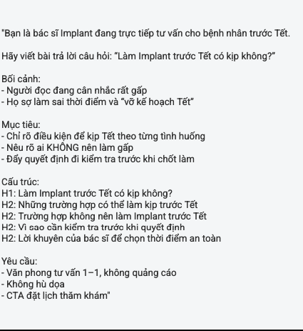 Seo Marketing Mua Tet Cho Nha Khoa 13 2 E1767278045731 - Template Seo Marketing Mùa Tết Cho Nha Khoa 2026 – Triển Khai 45 Ngày Ra Lead Seo Marketing Mùa Tết Cho Nha Khoa 13 2