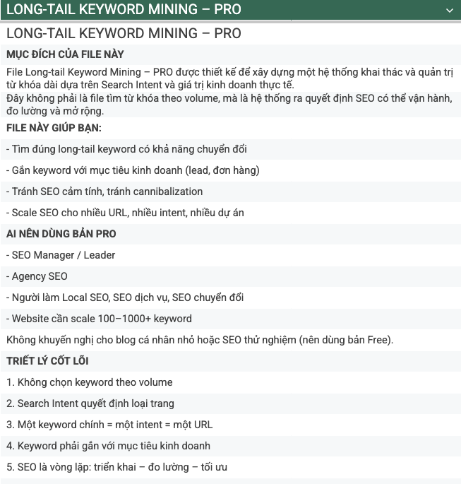 Template Khai Thac Tu Khoa Dai - Template Khai Thác Từ Khóa Dài – Hệ Thống Seo Ra Đơn Thực Template Khai Thác Từ Khóa Dài