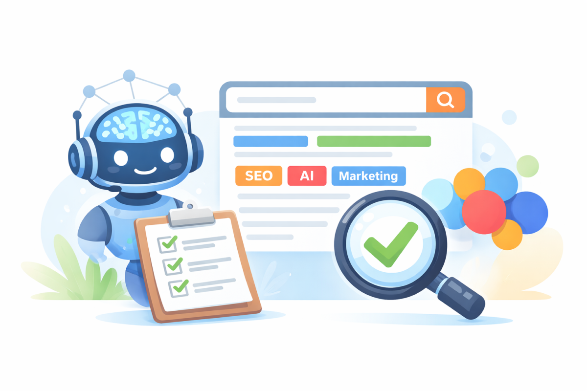 Ai Intent Verification - Ai Theo Lộ Trình: Nhóm Intent Có Kiểm Chứng Cho Junior Seo Minh Hoạ Ai Hỗ Trợ Nhóm Search Intent Và Kiểm Chứng Bằng Serp Với Checklist Và Kính Lúp