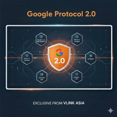 Phác Đồ Google 2.0 Độc Quyền Từ Vlink Asia - Hệ Thống 200 Điểm Kiểm Soát Seo Entity Và Ai-Ready