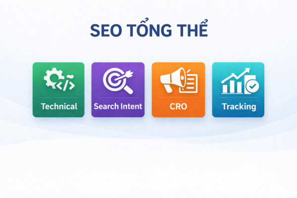Seo Tổng Thể Với 4 Mảnh Ghép: Technical, Search Intent, Cro, Tracking