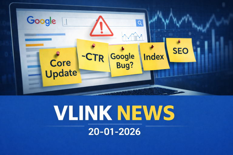Vlink News 20 01 2026 - Bản Tin Seo Tuần 20/01/2026: 7 Biến Động Đáng Chú Ý Và Cách Đọc Tín Hiệu Sớm Ảnh Đại Diện Vlink News Ngày 20-01-2026