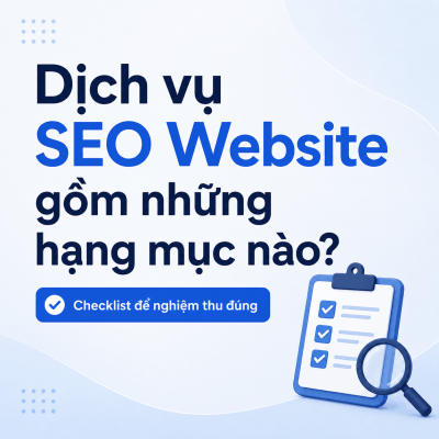 Checklist Các Hạng Mục Trong Dịch Vụ Seo Website Gồm Technical Seo, Content Hub, Internal Link, Cro Và Tracking Lead