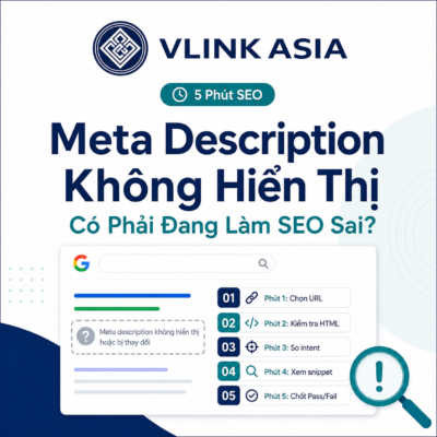 Checklist 5 Phút Kiểm Tra Meta Description Không Hiển Thị Gồm Chọn Url, Kiểm Tra Html, So Intent, Xem Snippet Và Chốt Pass Hoặc Fail